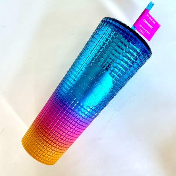 STARBUCKS X TIM SINGLETON 24oz TUMBLER LIMITED EDITION BEST MOST GAY PRIDE! - Picture 2 of 3